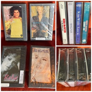 4 x DCC Digital Cassette Tapes Mint Sealed Job Lot Country Rock R&B Indie Pop