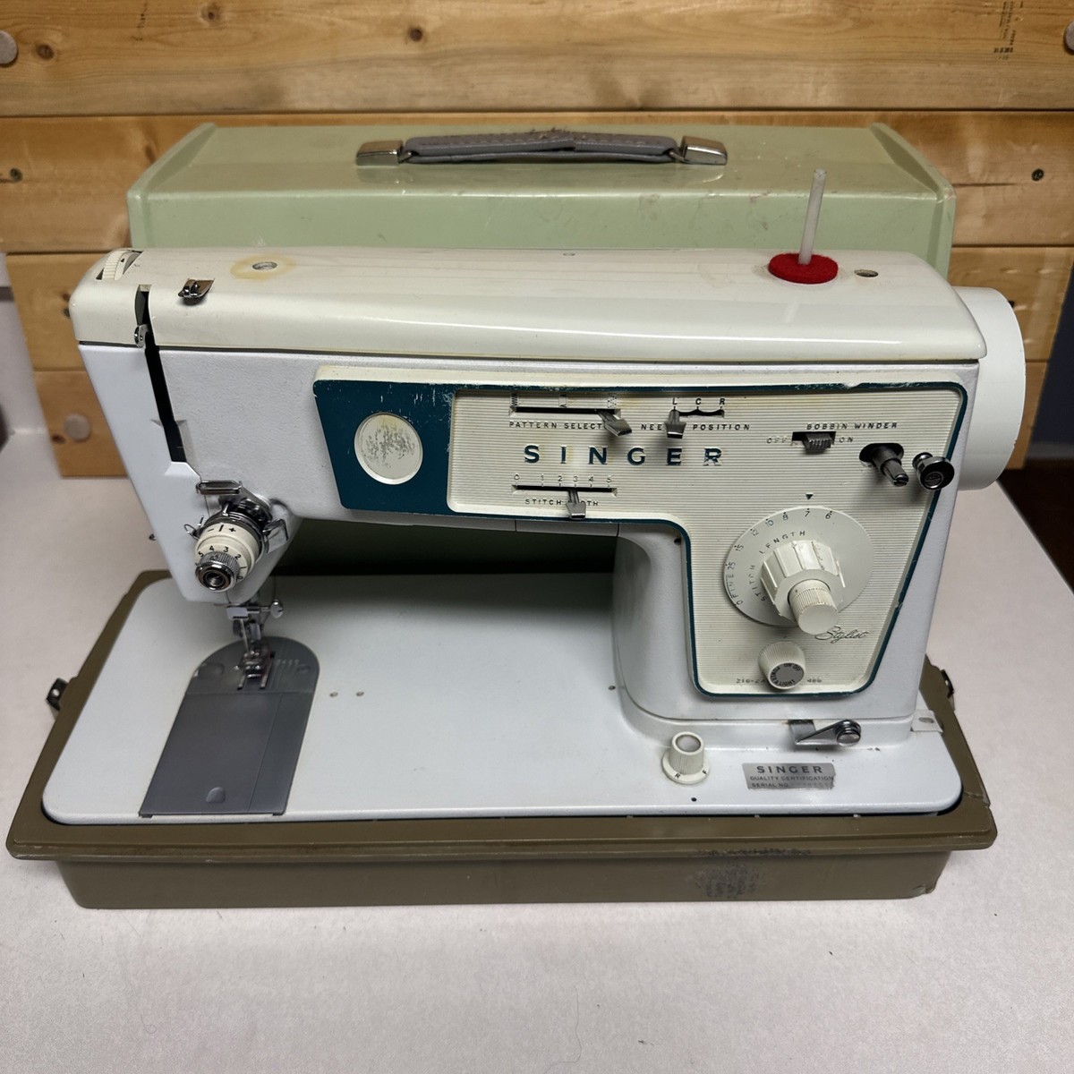 Vintage Singer 466 Special Zig Zag Sewing Machine Pedal Case