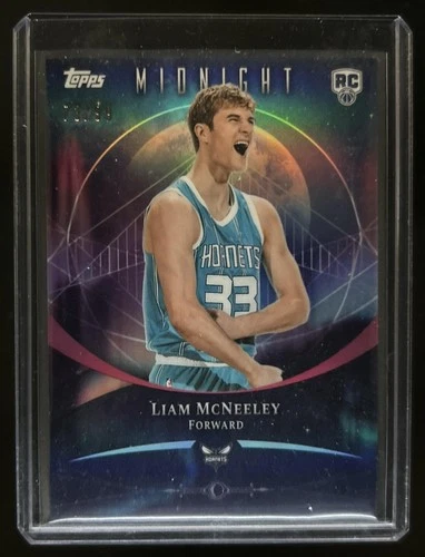 2025-26 Topps Midnight Liam McNeeley RC Twilight Rookie #/99 Hornets