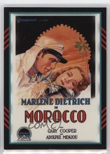 2011 Americana Movie Posters Materials Combo Gary Cooper Marlene Dietrich 11z5