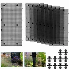 8 PCS Fish Tank Divider with 10 PCS Suction Cups Aquarium Isolation Board