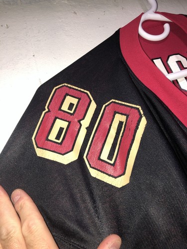 RARE VINTAGE REEBOK Jerry Rice #80 SAN FRANCISCO 49ERS REVERSIBLE Jersey Mens 56 - Picture 13 of 24