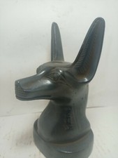 RARE ANCIENT EGYPTIAN ANTIQUE Anubis Jackal Head Statue Heavy Stone