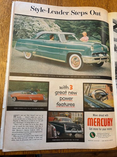 VINTAGE AUG 1953 LIFE MAGAZINE -EISENHOWER TEAM / IRISH FASHION /VINTAGE ADS - Imagen 4 de 10