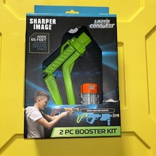Sharper Image Lazer Conquest 2 PC Booster Kit Green Handle New SEE PHOTOS