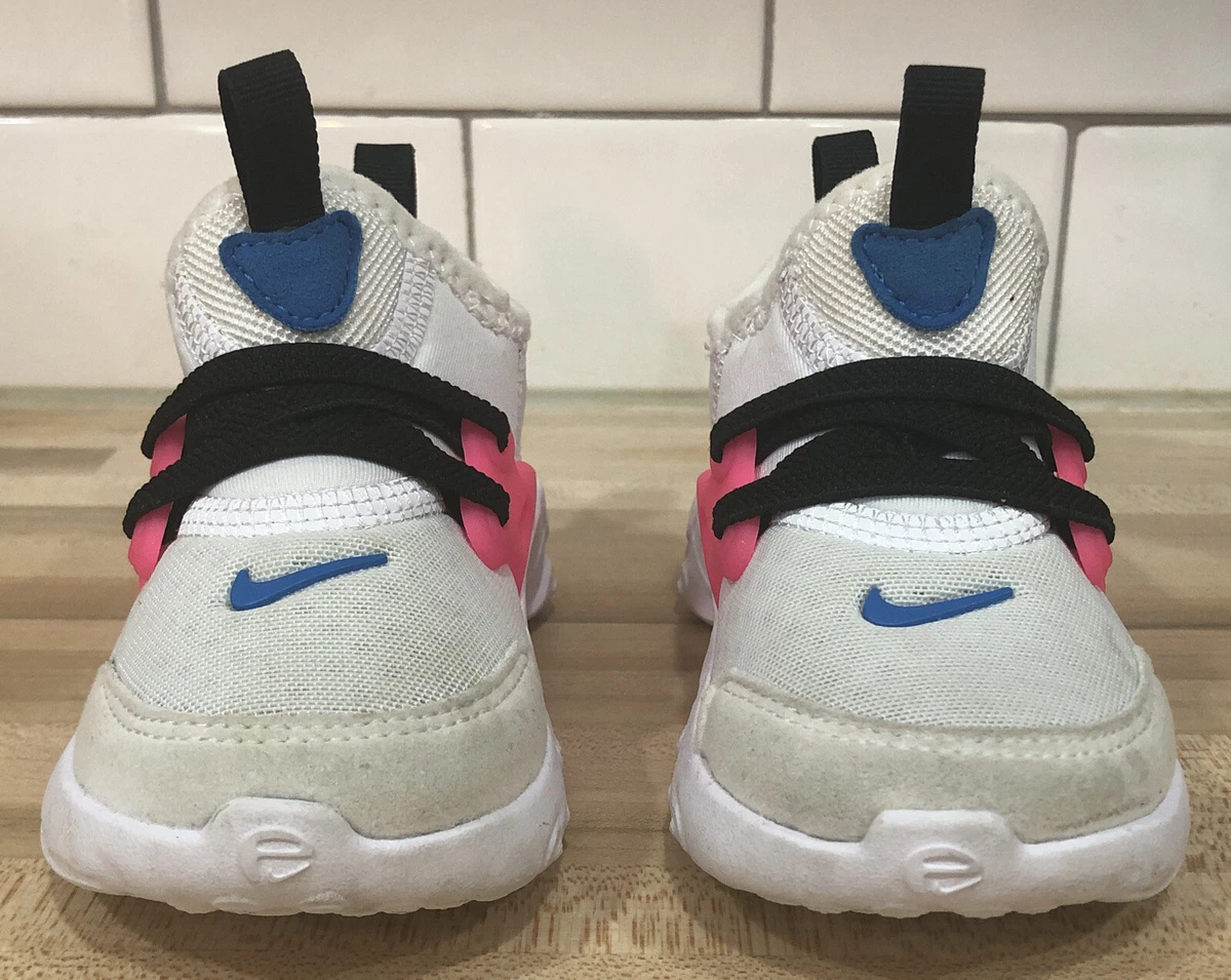 TODDLER GIRLS Nike React Presto Shoes NO BOX Hyper Pink Blue