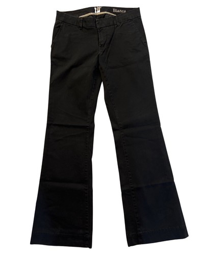 Vintage Y2K Black Low Rise Flare Pants (Small)