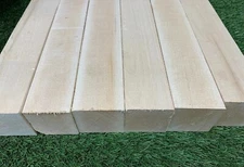 6 Pcs, Basswood Turning/Carving/Whittling Wood Blocks 2x2x12-Free US Shipping