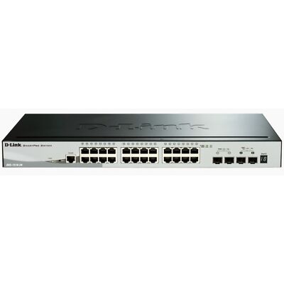 D-Link 24-port Gigabit Stackable Smart Managed Switch with 10G Uplinks