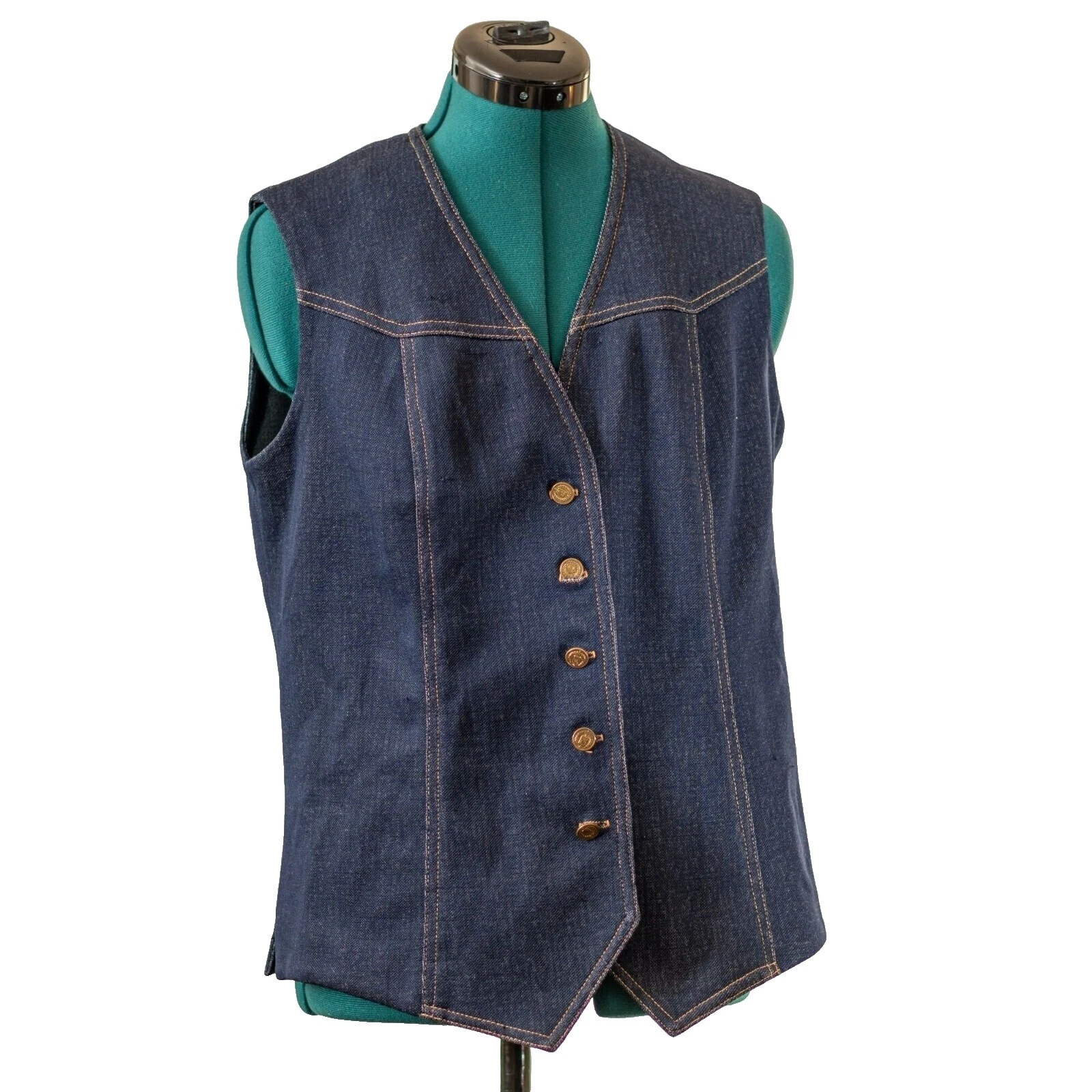 Polyester 1970s Vintage Vests for Men