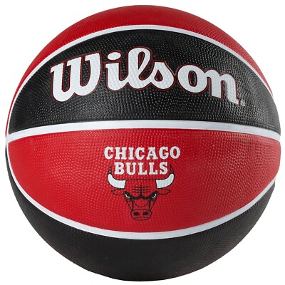 Basketball Unisex, Wilson NBA Team Chicago Bulls Ball, Rot