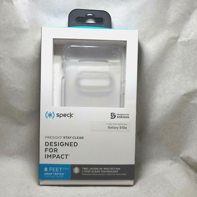 Speck Presidio Stay Clear Case Cover for Samsung Galaxy S10e