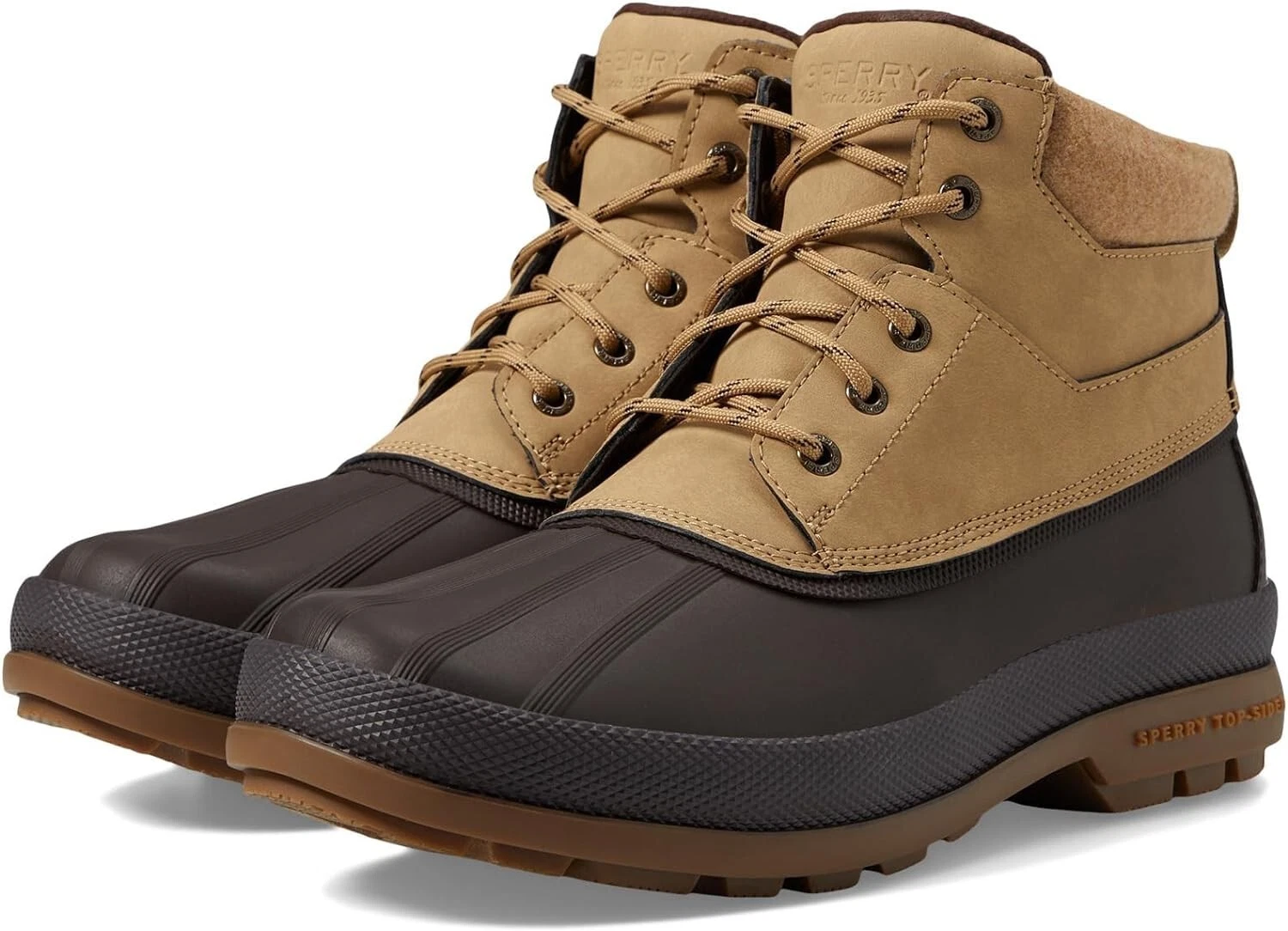 Sperry Tan Brown Cold Bay Snow Chukka Boot Lugged Rubber Sole UK7 EU41 BNWT