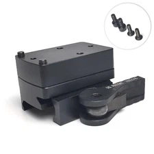 Weapon Red Dot Sight Mount QD Auto Lock Riser Mount For RMR Base Picatinny Rail