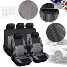 For Toyota Tacoma Crew Cab 4-door 2007-2023 Car Seat Covers Pad Cloth Full Set