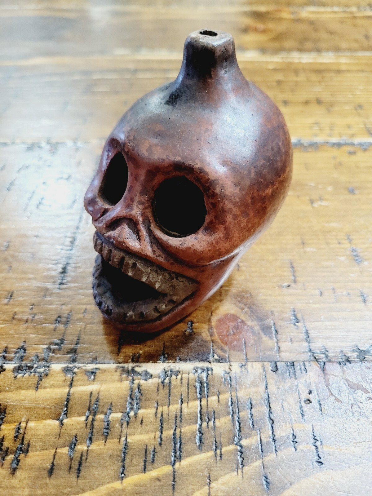 Death Whistle, LOUD, Red, Skull, Real, Aztec, Replica, Original, Hand