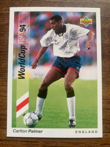 CARLTON PALMER 169 ENGLAND - Upper Deck 1993 World Cup USA 1994 Football Card x1 - Afbeelding 1 van 2
