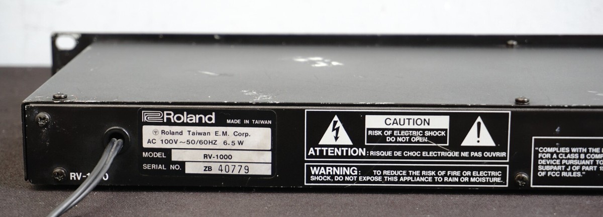 ギター BOSS RV-1000 Digital Reverb Boss RV-1000 Digital Reverb DSP 1U Effect Rack - 100V | eBay