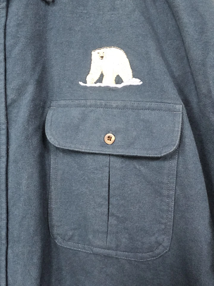 Cabela's Deerskin Soft Chamois Button Up Shirt Mens Size 5XL Heavyweight - image 2 of 4