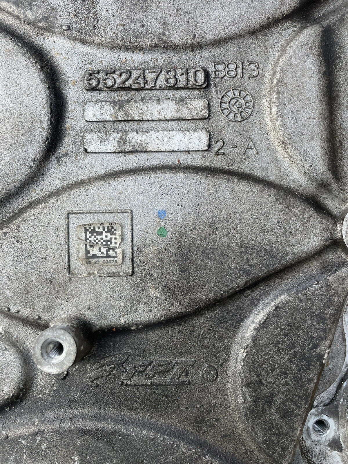 FIAT 500 LOUNGE 0.9 ENGINE 312A2000 072015 TWINAIR TIMING CHAIN COVER