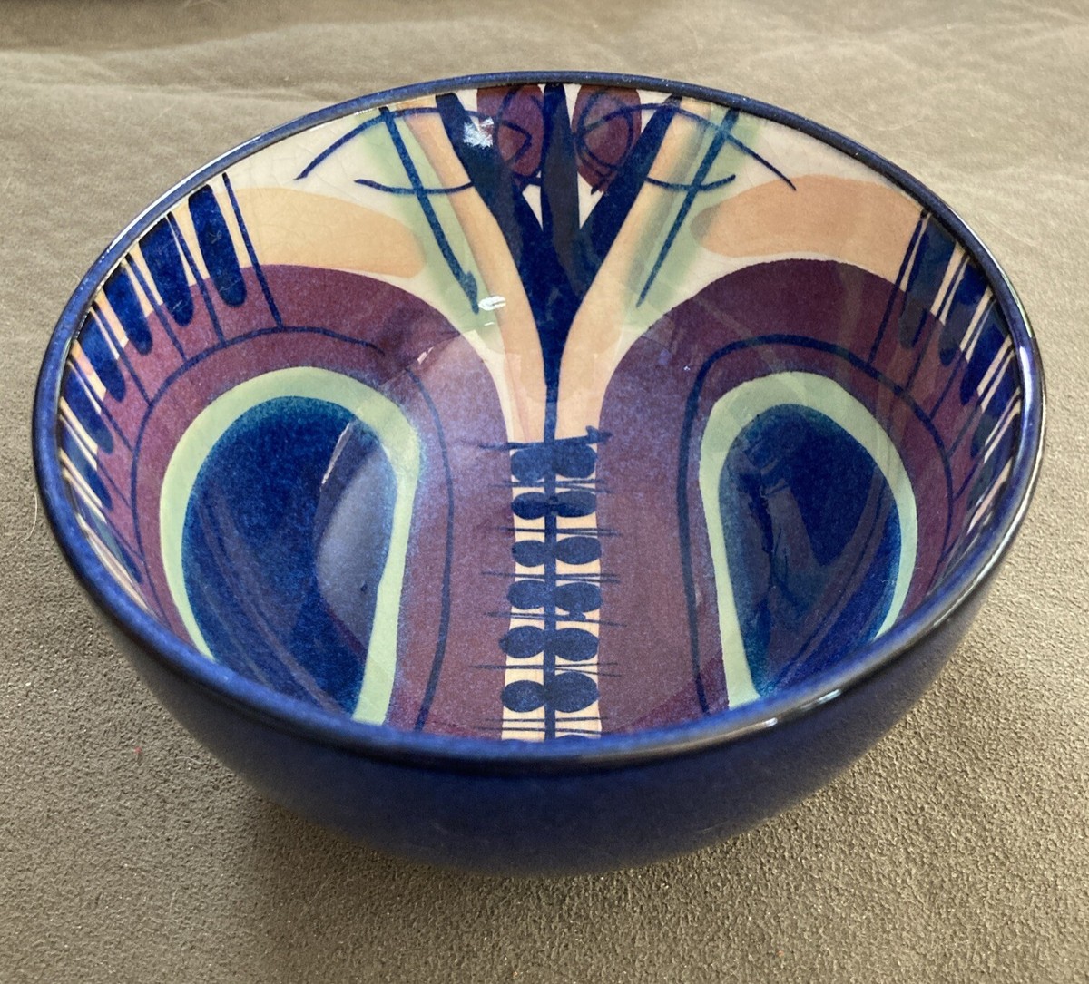 Royal Copenhagen TENERA Faience Bowl By Inge-Lise Koefoed c1965 | eBay