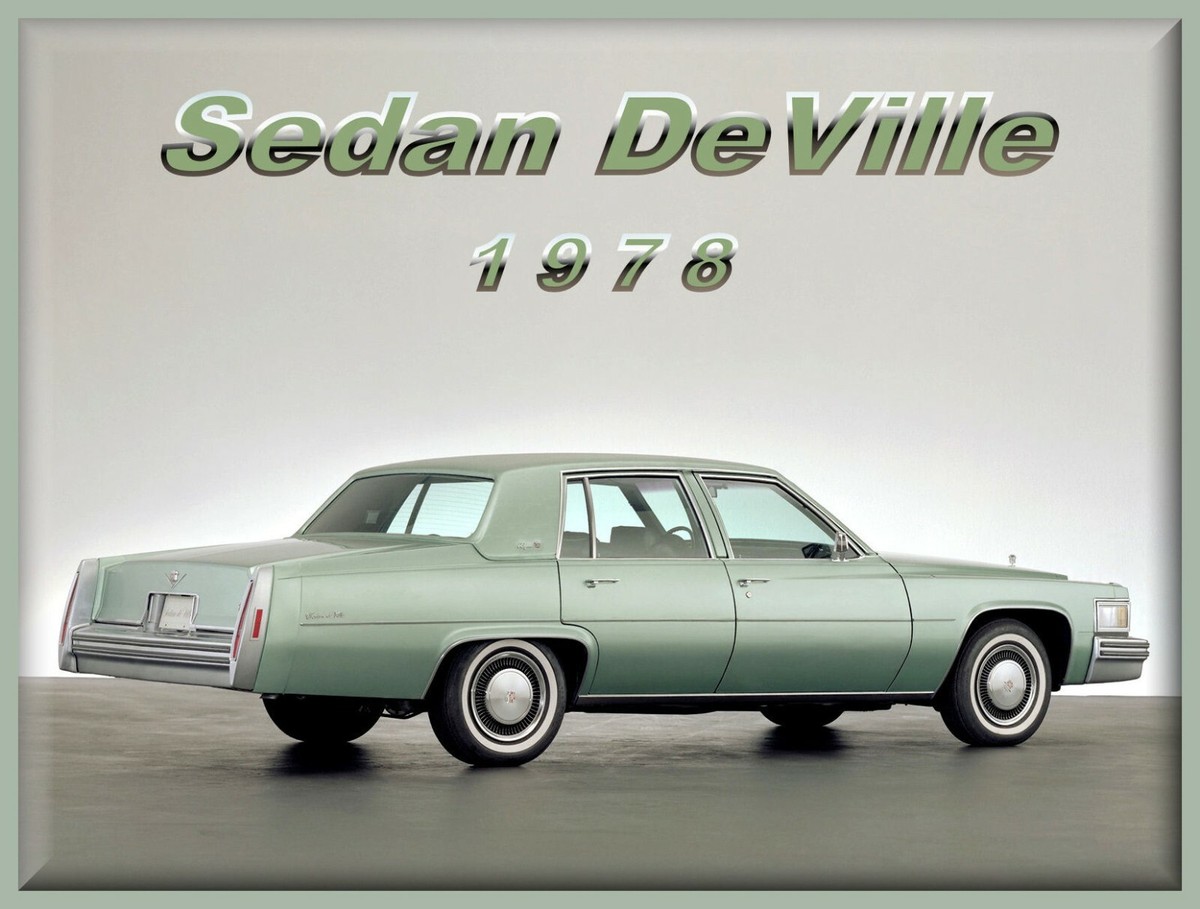 1978 Cadillac Sedan DeVille Green, Toolbox - Refrigerator Magnet