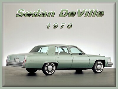1978 Cadillac Sedan DeVille Green, Toolbox / Refrigerator Magnet
