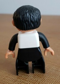 LEGO Duplo Lot of 2 Figures Policeman & Prisoner (Set 10809 Police Patrol) 