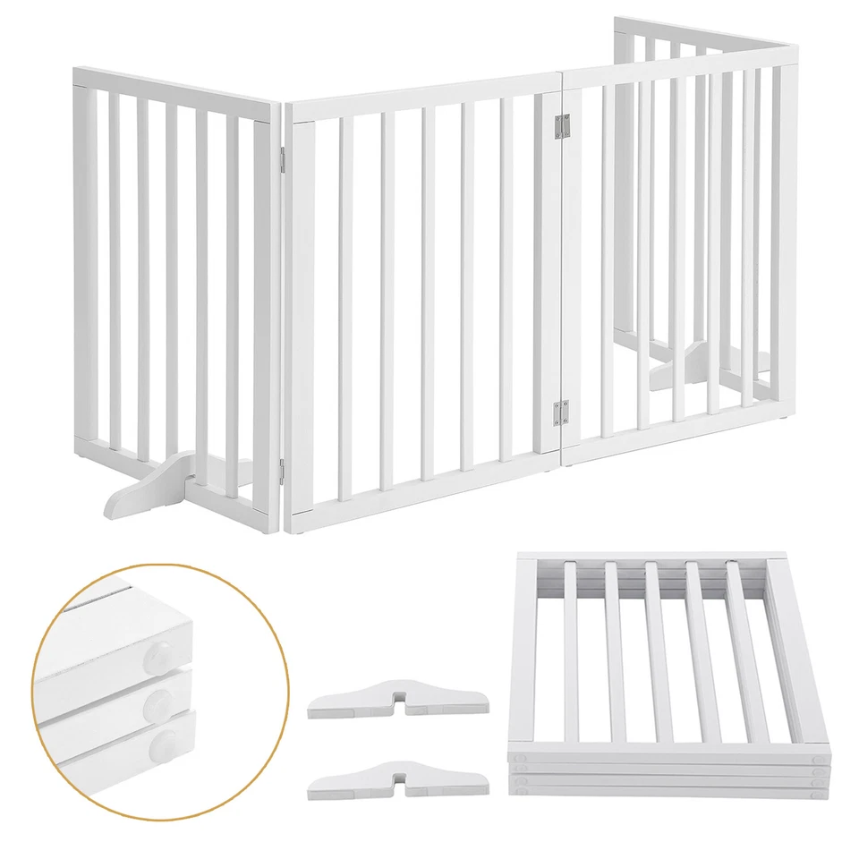 Treppenschutzgitter Türgitter Schutzgitter Absperrgitter Hundegitter 188 x 60cm - Bild 3 von 4