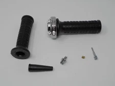 Domino Lario Classic Vintage Single Cable Style Throttle Tube Guide Assembly