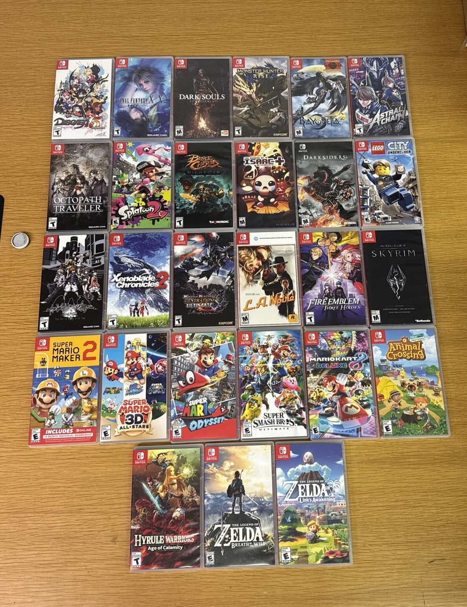 LOT of 27 EMPTY CASES BOX ONLY NO GAMES For Nintendo Switch | eBay