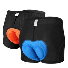Men's Women's 3D Padded Cycling Underwear Shorts MTB Bike Bicycle Undershorts US