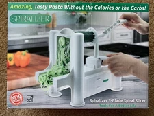 Spiralizer 5 Blade Spiral Vegetable Slicer, Healthy Food, Cutter, Fruits, Veggie