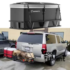 For Chevrolet Suburban 19 Cubic Waterproof Hitch Mount Luggage Cargo Carrier Bag