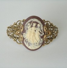 Three Muses Victorian Art Nouveau Edwardian Art Deco Renaissance Bracelet
