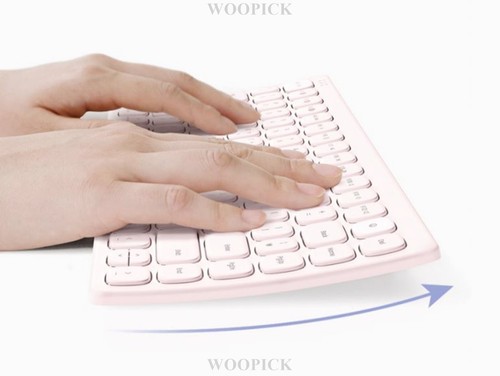 ACTTO 2023 B605 CURVED Slim Wireless Keyboard Multi-Pairing Rechargeable-Eng/Kor - Picture 4 of 15