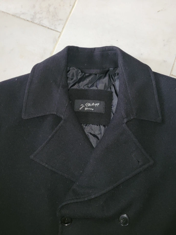 J. Philipp Germany Herren Kurzmantel Jacke schwarz Gr. 54 - Bild 3 von 4