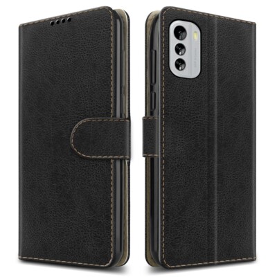 Für Nokia G60 5G Hülle Leder Wallet Flip Handy Case Cover + Displayschutz