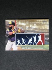 2018 Topps Baseball Series 1 Eric Thames Players Weekend Logo Patch Gold /50