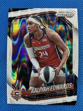 2025 #94 Aaliyah Edwards Panini Prizm WNBA White Seismic Prizm Sun