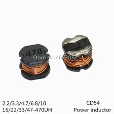 CD54 Power Inductor Set   20Pcs SMD Through-Hole Inductors 2.2uH  470uH PQZULK