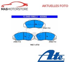 SATZ BREMSBELÄGE BREMSKLÖTZE VORNE ATE 130460-59822 A FÜR HONDA ACCORD V,NSX