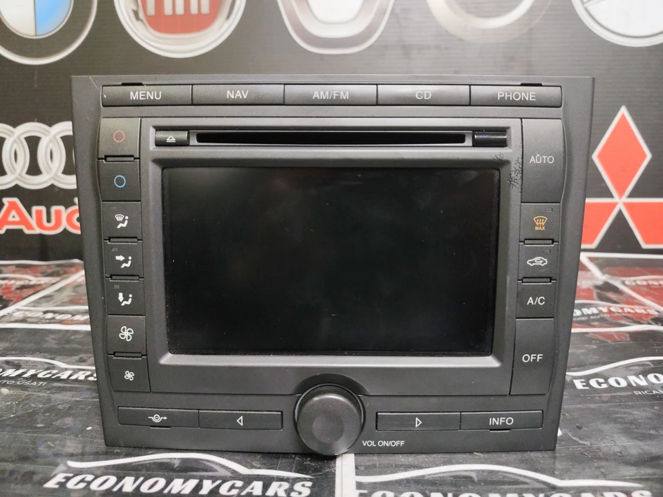 Sistema Navigazione Autoradio Lettore CD Ford Mondeo Comandi Clima 3M5F18C821DD - Immagine 2 di 4