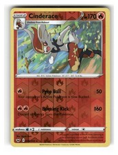 Cinderace [Reverse Holo] #34 Prices | Pokemon Sword & Shield | Pokemon Cards