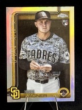 2025 Topps Chrome Update Series - Will Wagner #USC111 Refractor (RC)