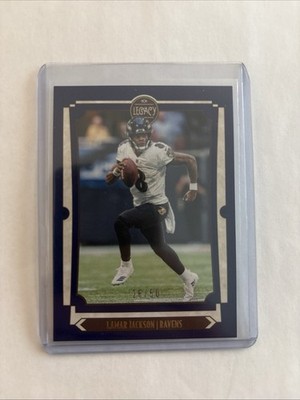 2019 Panini Legacy #8 Lamar Jackson Purple 26/50 SP