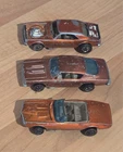HOT WHEELS MATTEL REDLINE DIECAST TOY CAR BUNDLE. FIREBIRD BARRACUDA HEAVY CHEVY