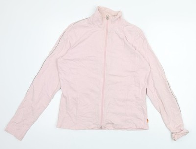 Elizabeth Emanuel Damen Pullover Rosa Full Zip Größe L