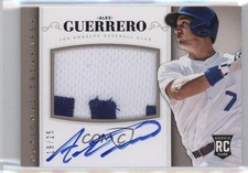 2014 Panini National Treasures Gold 19/25 Alex Guerrero #180 Auto e3t