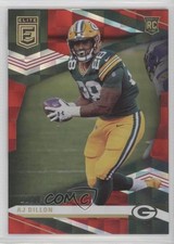 2020 Panini Chronicles Elite Update Red 11/399 AJ Dillon #231 1dn